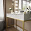 Anges Dressing Table with Mirror-537932673