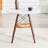 Circular Dining Table with Vacuum Formed Top and Suspended Woven Storage Basket-529059752