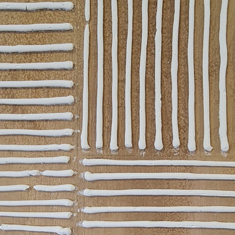 Peinture à l'huile décorative, H 27,56 po x l 27,56 po x P 1 po