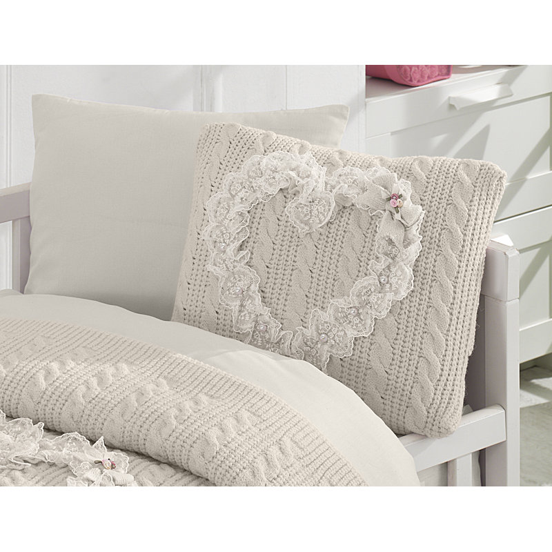 Ensemble de literie pour lit de bébé 6 pièces Euben, Beige
