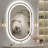 Wayfair Basics® UL Certified LED Anti-Fog Tempered Glass Oval Bathroom/Vanity Mirror -1773993798