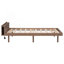Base de lit plateforme moderne de conception simple avec port USB intégré-1491274105