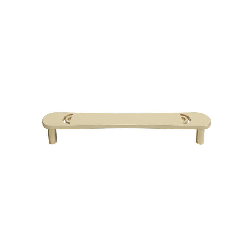 Horizon Novelty Bar / Handle Pull, Satin Brass, 4"