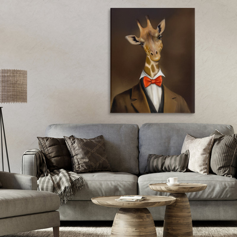 «Gentleman Giraffe Bowtie», conception par Matthew Piotrowicz, H 30 po x l 24 po