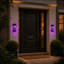 17.2cm H Solar Powered Integrated LED Outdoor Wall Lantern