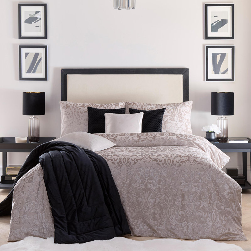 Laurence Llewelyn-Bowen Firenza Duvet Cover Set Linen, Double Duvet Cover Set + 2 Pillowcases
