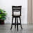 30" Bar Height Slat Back Swivel Stool-1244319198