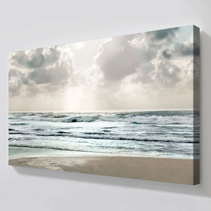 "Calm Shores" par Mike Calascibetta, reproduction sur toile, H 28 po x l 48 po x P 1,5 po