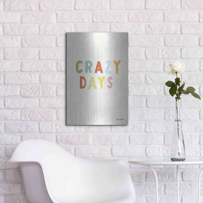 «Crazy Days» par Ann Kelle Designs, art mural en métal
