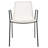 Jakob 18'' H Leather Upholstered Metal Armchair