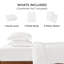  Ensemble de literie pour grand lit avec drap-housse - Ensemble de literie extra doux en coton prélavé 4 pièces-106246518-106246520