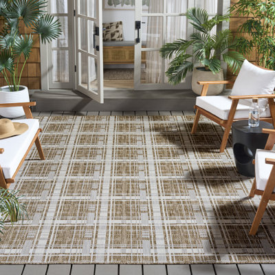 Tapis performance à carreaux Emberton