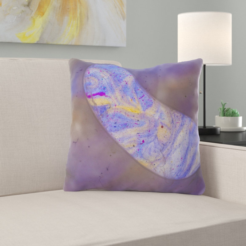 Coussin décoratif art Birdwell, Microsuède, Intérieur