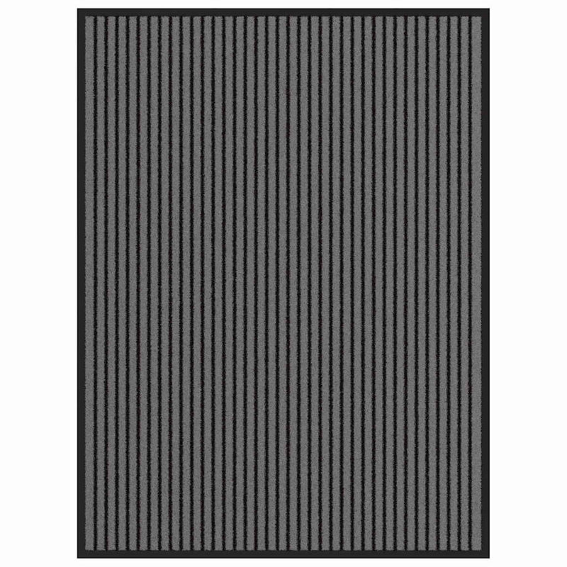 vidaXL Doormat Black Polypropylene Entryway Indoor Mat Home Essentials Floor, 80cm W x 120cm L