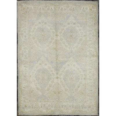 Tapis Oushak 4 x 6 rétro Anatolian