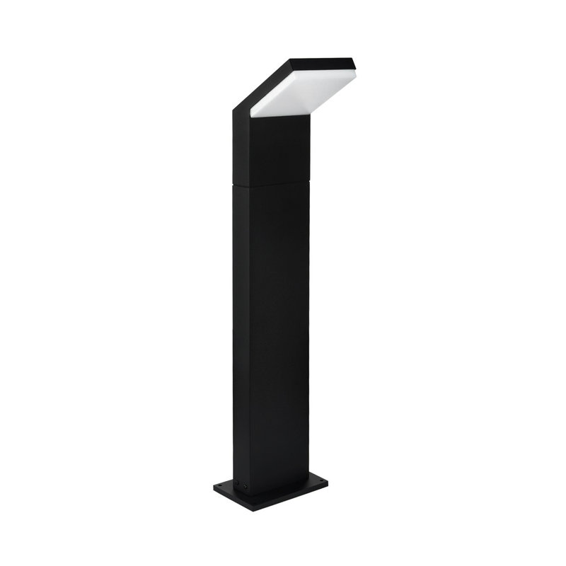 Éclairage de sentier extérieur à lumière DEL de conception européenne moderne de jardin, éclairage de paysage décoratif, Noir