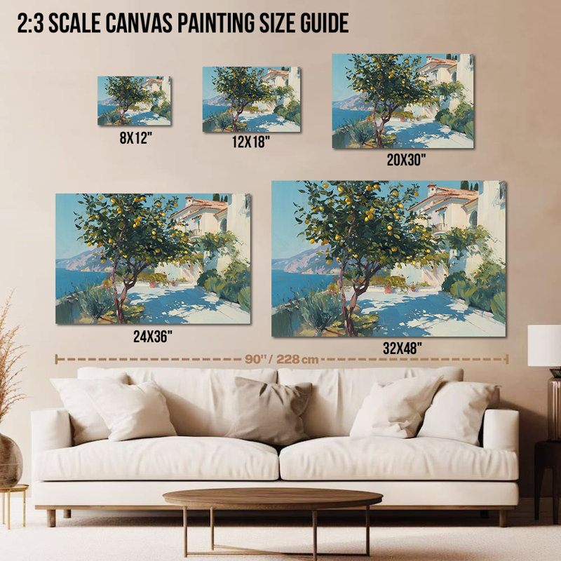 Art mural citron, art mural méditerranéen sur toile, cuisine italienne encadrée, images encadrées pour la cuisine, affiche murale de fruits prête à accrocher 12 po x 18 po