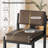 Comfortable Faux Leather  Dining Chair With Slightly Reclined Backrest And Straight Legs For Enhanced Support-1133755859
