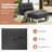 Faux Leather Accent Chair with Ottoman-972972667
