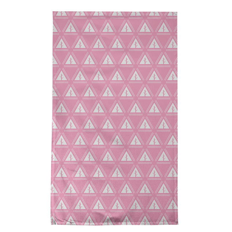 Theo Nath Tea Towel Kitchen Towel, Light Pink/White, Poly Twill
