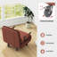 Fauteuil futon large de 26,5 po Damyla-86783558