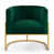 Green Velvet/Gold