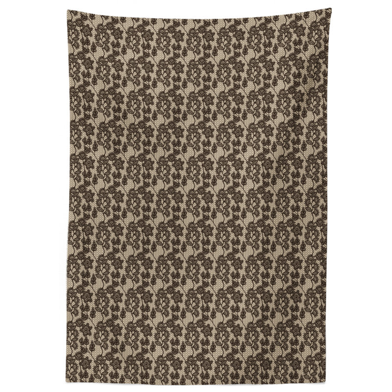 Vintage Tablecloth, 84" L x 60" W