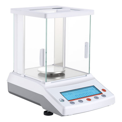Analytical Balance, 120 g x 0.001 g High Precision Accuracy Lab Scale, g/oz/ct/mg 4 Units Electronic Digital Analytical Balance with Glass Draft Shield, for Laboratory Jewelry Pharmacy