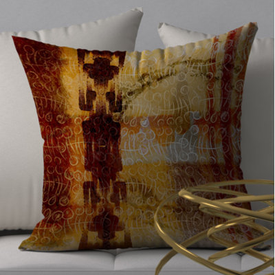 Unsurpassed Finesse Square Pillow Cover & Insert