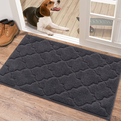 Non-Slip Geometric Doormat