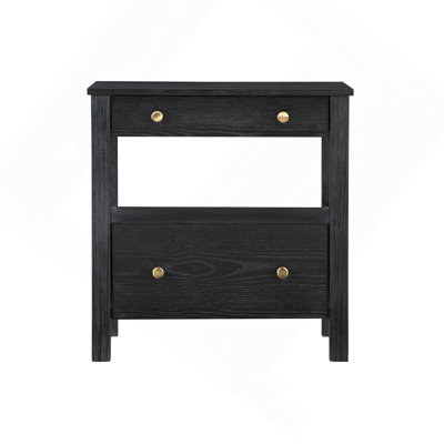 Table de chevet 2 tiroirs