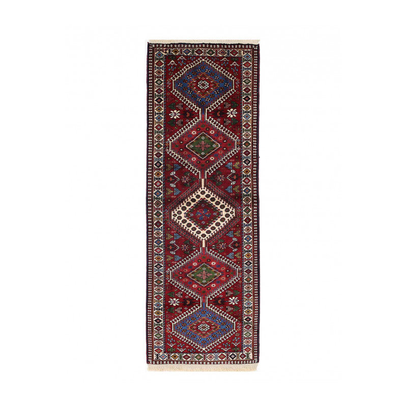 Fine Hand knotted Persian Yalameh runner 2'2"X6'11"