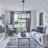 6-light Dimmable Drum Crystal Chandelier