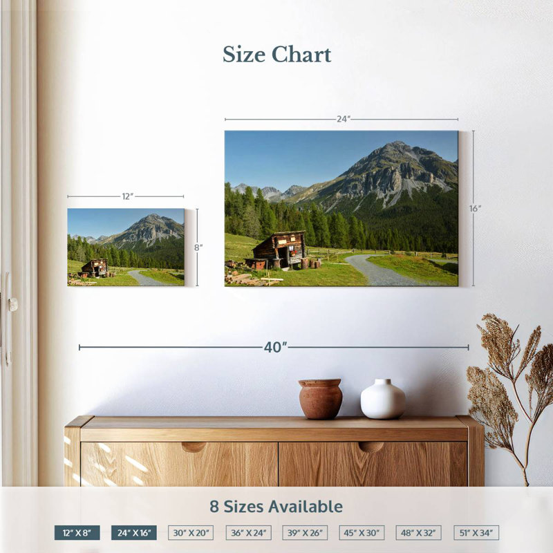 Parc national suisse, H 16 po x l 24 po