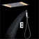 Polished chrome shower system with rainfall head and flexible handheld sprayer for comfort