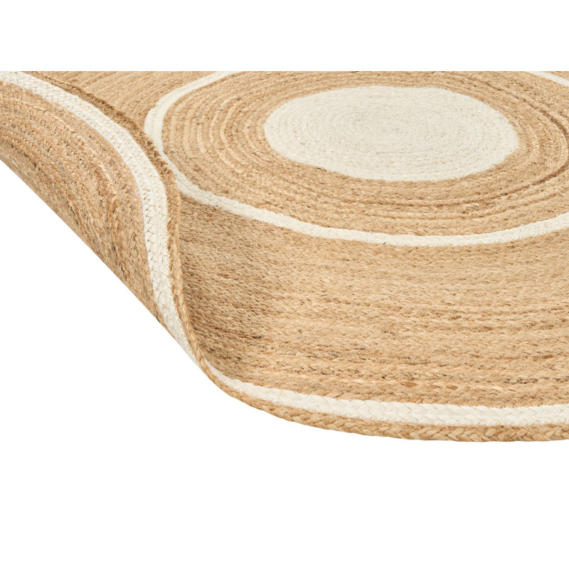 Round Lathan Hand Woven 140cm X 140cm Area Rug
