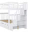 Lit superposé avec lit gigogne Twintwin - expérience de sommeil confortable et aspect blanc chic-1913162368