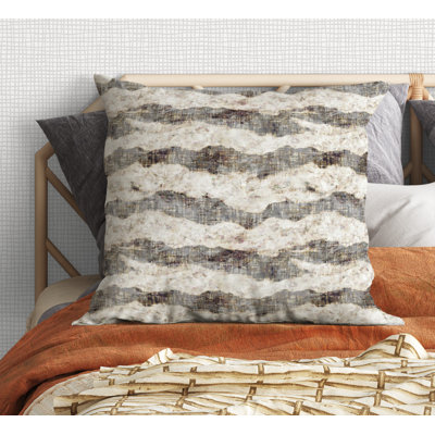 Outdoor Reversible Throw Pillow