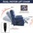 Lift Recliner Chair Heat Massage Dual Motor Infinite Position Up To 350 LBS Large Electric Power Lift Recliners With Power-Remote, Medium-Firm And Heavy Duty-307957334