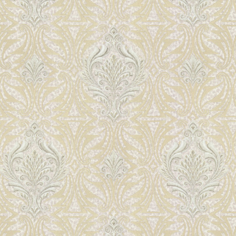 Rouleau de papier peint texturé, Gris crème
