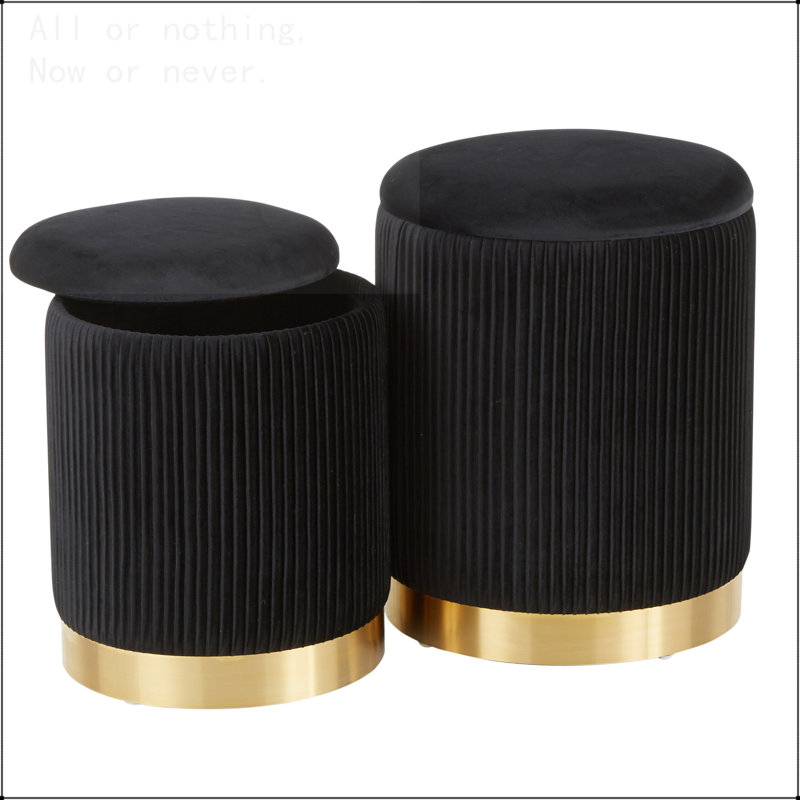 Ensemble de repose-pieds Nesting, Noir