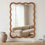 Miroir décoratif brun-jaunâtre 30 po x 40 po-403106404-403106405