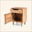 Table de chevet en bois naturel