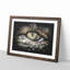 Crocodile Eye - Framed Print-56917294-56917295