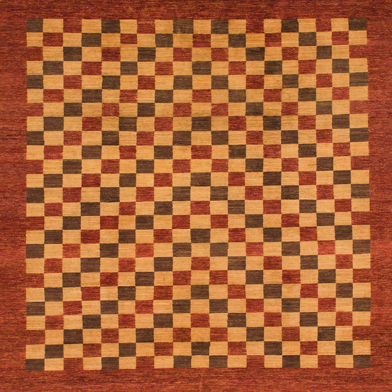 Tapis abstrait moderne 1500, Carré 6 pi