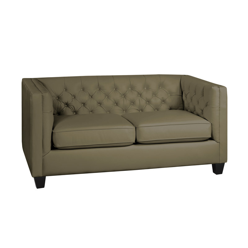 Causeuse Bourne, Similicuir taupe
