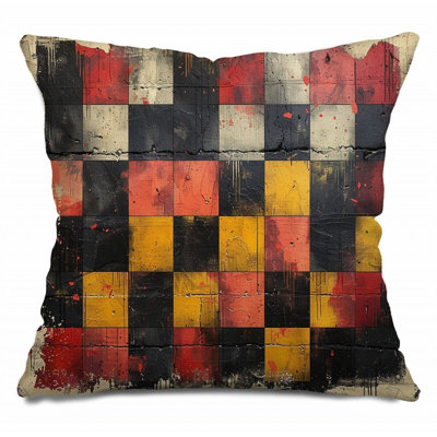 Art Panel Throw Pillow, Abstract  Pillows
