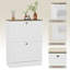 2 Drawer Shoe Cabinet with Top Modern Shoe Storage For Hallway Living Room & Bedroom-85515780