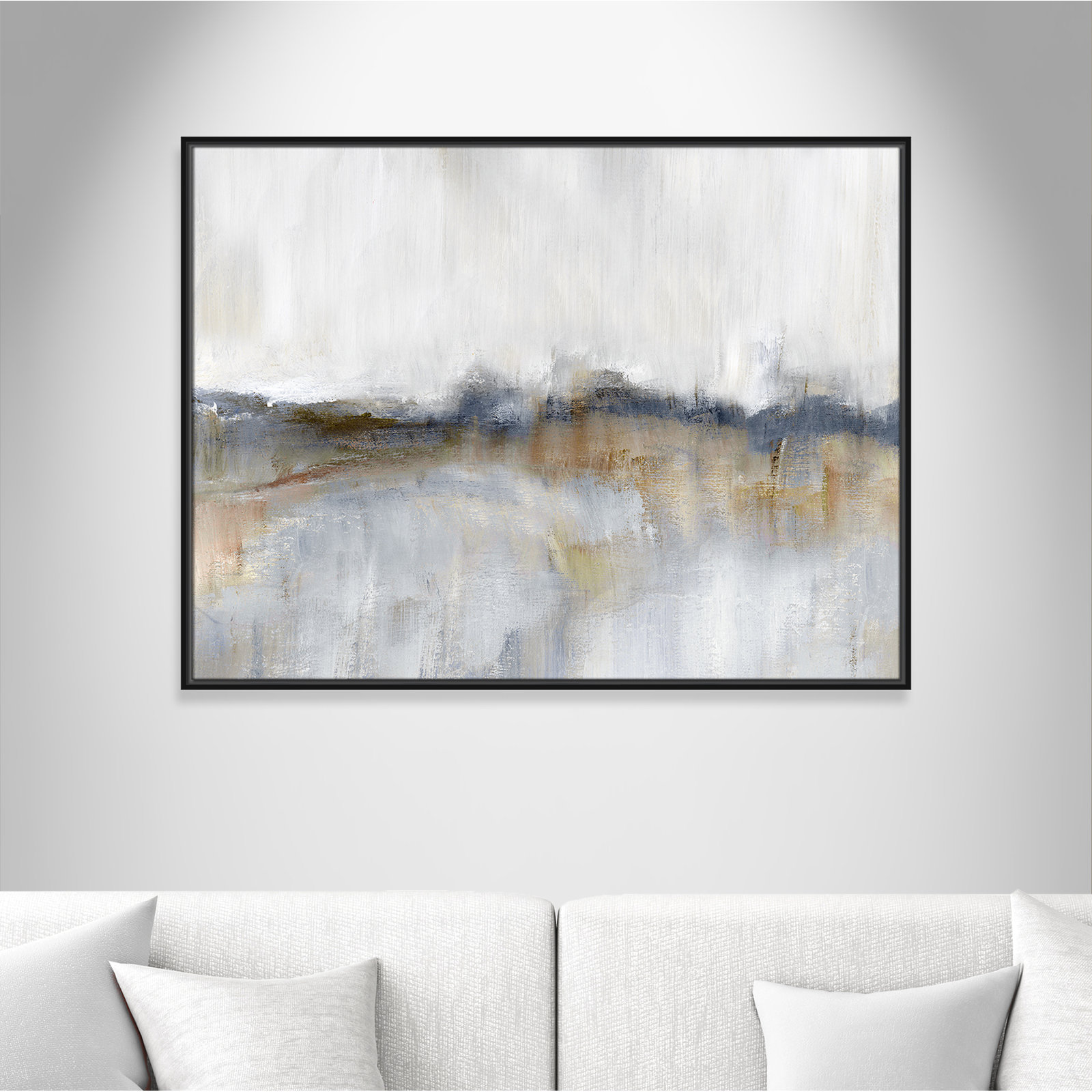 Autumnal Tide Print by Nan, 31.5" H x 41.5" W, Espresso