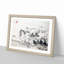 Mountain & Trees by Bada Shanren - Picture Frame Painting Print-55581942-55581940